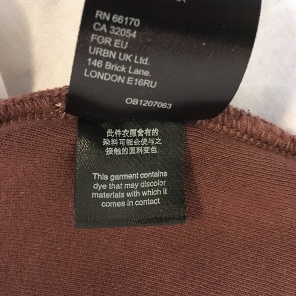 We the free Sadie Surplus jacket, sweatshirt-dress, tunic in brown, size medium - Picture 14 of 16